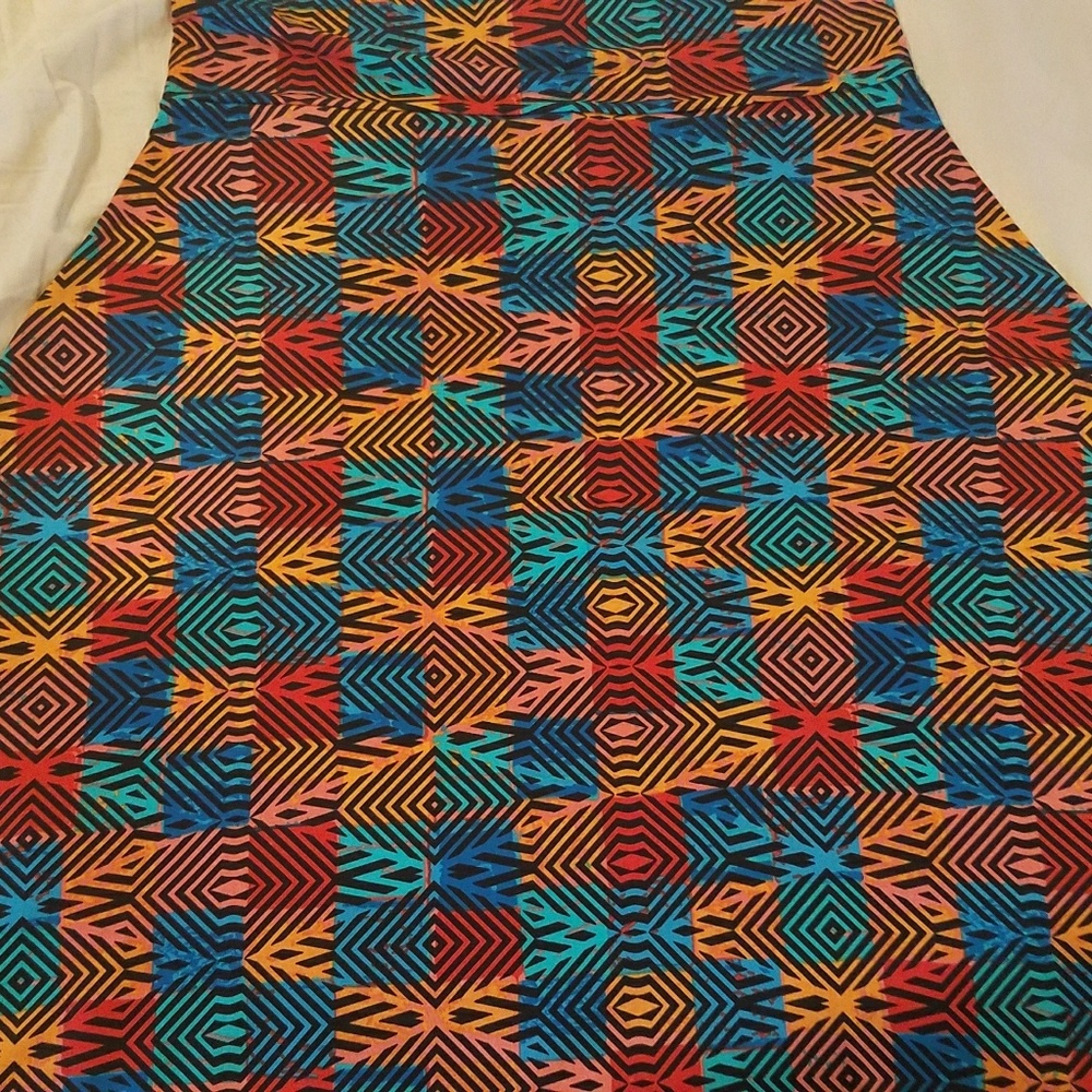 Lularoe XL Azure A-line skirt